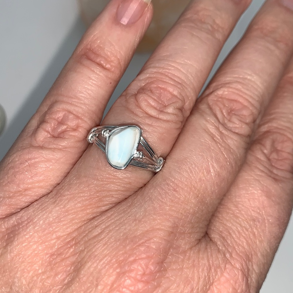 SALE!! Larimar ring size 7